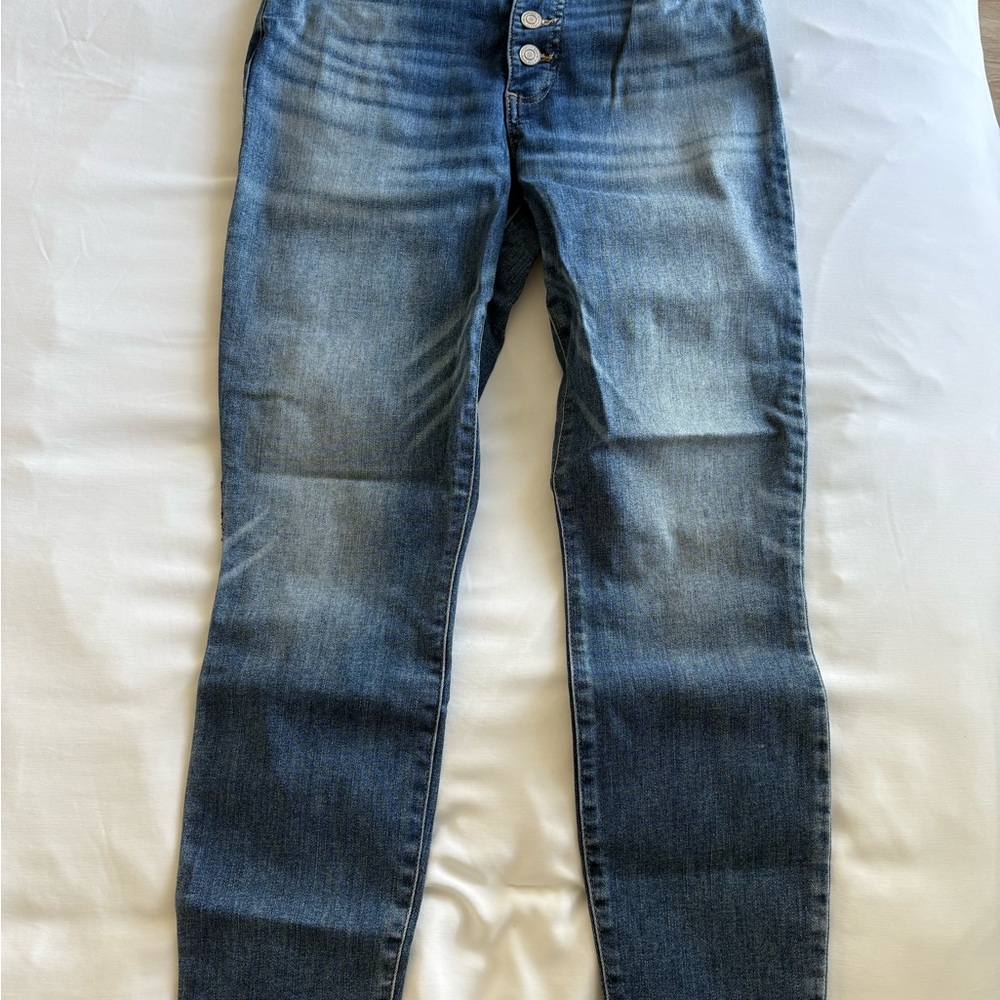 Lucky Brand Skinny Jeans with Natural Fading